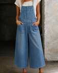 Elizabeth | Wide Leg Suspender Jumpsuit