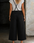 Elizabeth | Wide Leg Suspender Jumpsuit