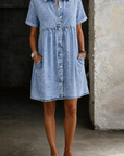Jane | Denim Shirt Dress
