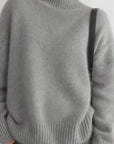 Rachel | Women’s Winter Oversized Turtleneck Knit Sweater
