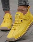 Gisela - Comfortable orthopedic shoes with leather effect