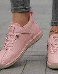Gisela - Comfortable orthopedic shoes with leather effect