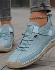 Gisela - Comfortable orthopedic shoes with leather effect
