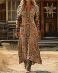 Evelyn | Vintage-Inspired Long Sleeve Casual Dress