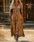 Evelyn | Vintage-Inspired Long Sleeve Casual Dress
