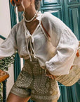 Maaike - Bohemian Crocheted Shorts