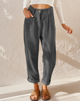 Rose | Women High Waist Wide Leg Pants