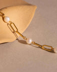 Timeless Pearl Chain Bracelet