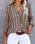 Mia | Women Summer Striped Casual Blouse