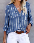 Mia | Women Summer Striped Casual Blouse