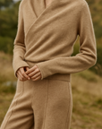 Rose | Women’s Elegant Wrap Crossover Chic Sweater