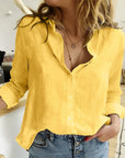 Makayla | Women Relaxed Fit Button Down Blouse