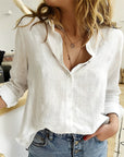 Makayla | Women Relaxed Fit Button Down Blouse