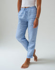 Albertine™ — 100% Cotton Flowing Trousers Natural Comfort