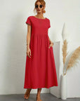 HEIKE | FLOWING MIDI DRESS OF TIMELESS ELEGANCE