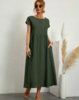 HEIKE | FLOWING MIDI DRESS OF TIMELESS ELEGANCE