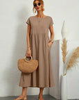 HEIKE | FLOWING MIDI DRESS OF TIMELESS ELEGANCE