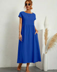 HEIKE | FLOWING MIDI DRESS OF TIMELESS ELEGANCE