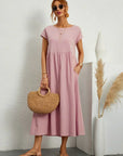HEIKE | FLOWING MIDI DRESS OF TIMELESS ELEGANCE