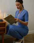 Sarah | Women’s Midi Dress With Polo Collar