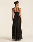Reese | Lace-Up Back Maxi Corset Dress