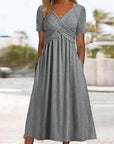 ISADORA | ELEGANT A-LINE MIDI DRESS