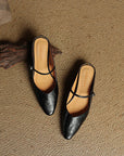 Linda | Genuine Leather Mules