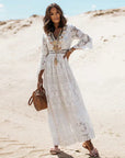 Alice | Women Bohemian Long Sleeve Maxi Dress