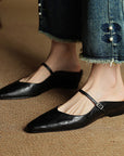Hannah | Women Genuine Leather Slip-On Mules