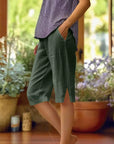Esther - Comfortable Bermuda Shorts with Details