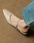 Hannah | Women Genuine Leather Slip-On Mules
