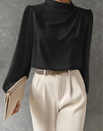 Madison | Women Elegant Relaxed Fit Long Sleeve Blouse