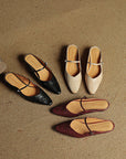 Linda | Genuine Leather Mules
