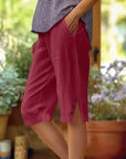 Esther - Comfortable Bermuda Shorts with Details