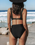 Hilde - Solid High-Cut Swimsuit