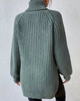 Sophia | Women’s Winter Turtleneck Ribbed Knit Sweater
