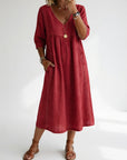 Lioréa™ — Elegant, casual midi dress