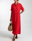 Lysandra™ - Flowing Summer Shirt Dress