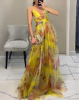 Sarah | Long dress with charming floral print