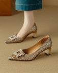 Gloria Glitter Pumps