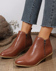 Ella | Women Spring Casual Side-Zip Ankle Boots