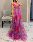 Sarah | Long dress with charming floral print