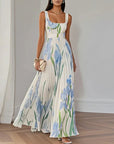 LYRA | Elegant Maxi Dress with Flattering Pleated Silhouette