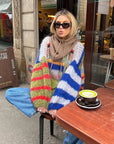 Lauren | Women’s Winter Multicolor Knit Sweater