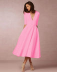 Paige | Women Ivoire Midi Dress Fitted Elegant Cut