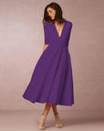 Harper | Women’s Elegant Flowing Midi Dress