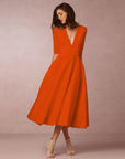 Paige | Women Ivoire Midi Dress Fitted Elegant Cut
