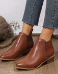 Ella | Women Spring Casual Side-Zip Ankle Boots