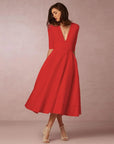 Paige | Women Ivoire Midi Dress Fitted Elegant Cut