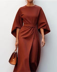 KATARZYNA | MAXI DRESS WITH KIMONO SLEEVES